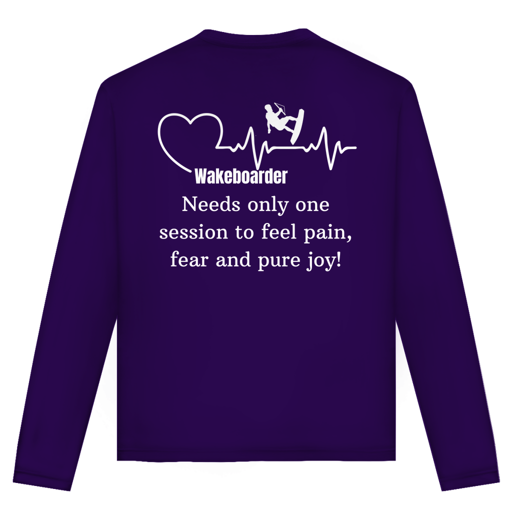 Unisex Langarmshirt "Wakeboarder - All In One Session"