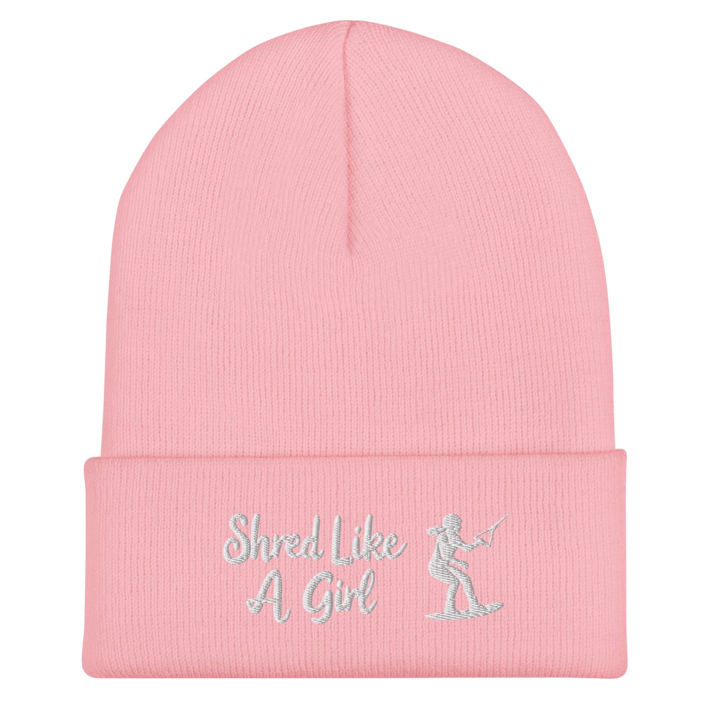Beanie "Shred Like A Girl" mit Piktogramm