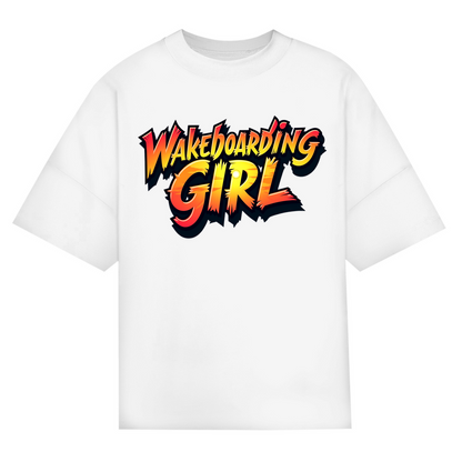 Oversize T-Shirt Wakeboarding Girl