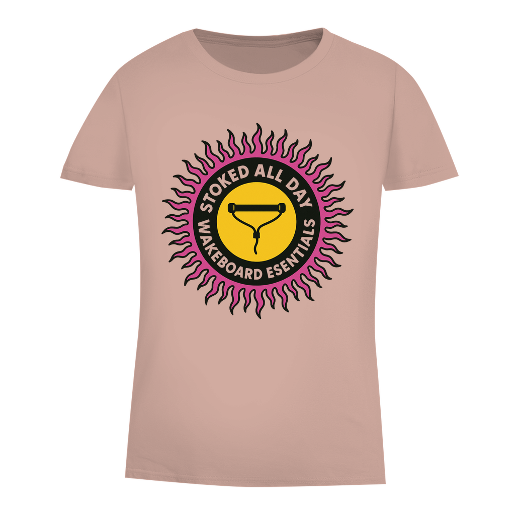 Damen Premium Bio T-Shirt "Stoked All Day"