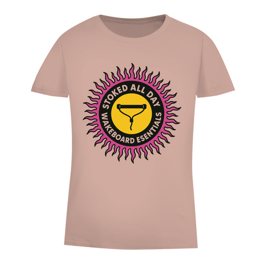 Damen Premium Bio T-Shirt "Stoked All Day"