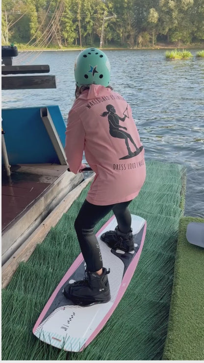 Wakeboard Windbreaker Wakeboarding Girl